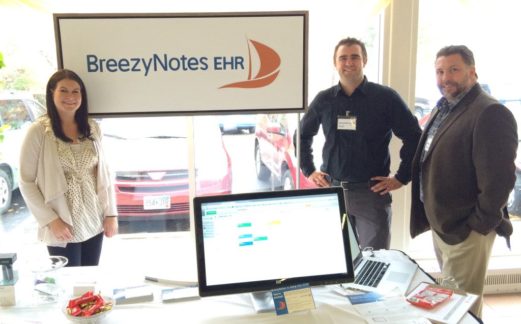 The BreezyNotes EHR team at the MAMFT Fall Conference.