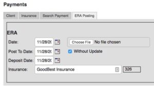 Previewing electronic remittance advice (ERAs) is easy with BreezyNotes EHR